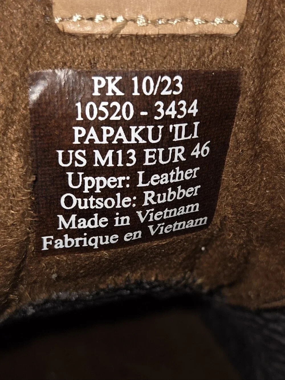 OluKai Papaku Ili Leather Chukka Boots Tan Men’s Sz 13 Worn Once